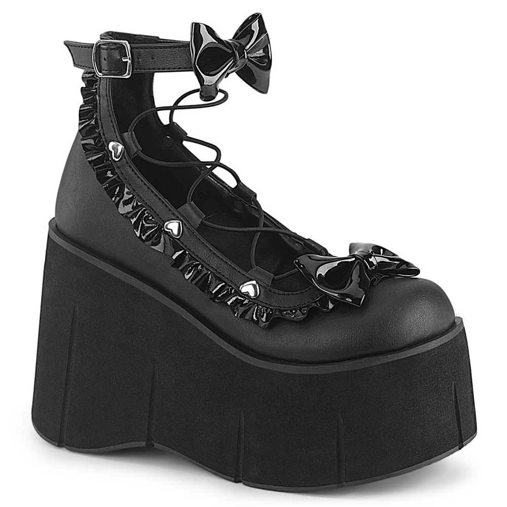 DemoniaCult - KERA18 Sleehakken - Zwart Product image